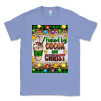 Colony Blue christmas fueled by cocoa and christ Classic Tee - Artiststas