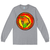 Heather Grey juneteenth  coasters Long Sleeve Tee - AdoDesignShop