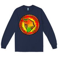 Navy juneteenth  coasters Long Sleeve Tee - AdoDesignShop