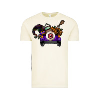 Vintage Arctic Halloween Truck Vintage Tee - CowhideDigitalArt