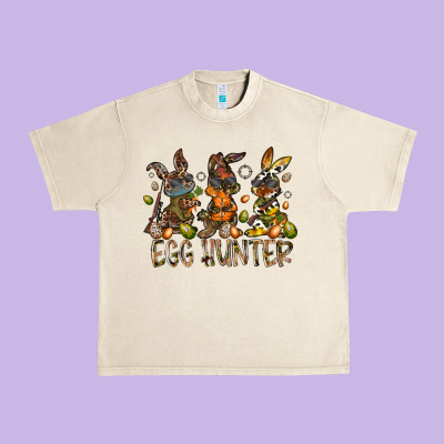 Egg Hunter Urban Heavy Tee Designed By Racoondesign