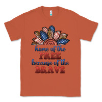 Copper home of the free because of the brave Classic Tee - BundleAndBundleShop