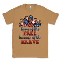 Toasted Coconut home of the free because of the brave Classic Tee - BundleAndBundleShop