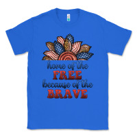 True Royal home of the free because of the brave Classic Tee - BundleAndBundleShop