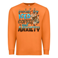 Carrot fueled by iced coffee and anxiety Premium Sweatshirt - NancyCooperArtShop