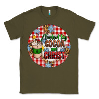Army Green christmas fueled by cocoa and christ ornament Classic Tee - Artiststas
