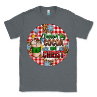 Charcoal Heather christmas fueled by cocoa and christ ornament Classic Tee - Artiststas