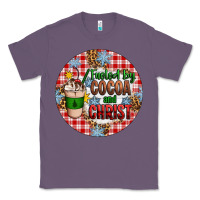 Lavender christmas fueled by cocoa and christ ornament Classic Tee - Artiststas