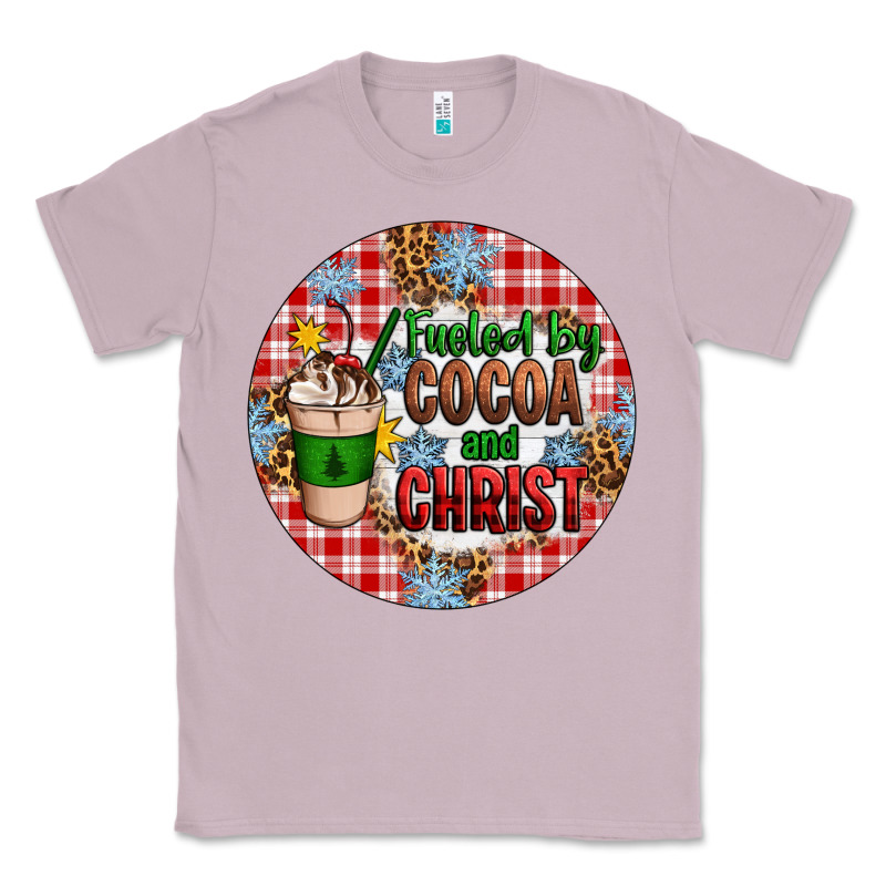 Christmas Fueled By Cocoa And Christ Ornament Classic Tee by Artiststas | Teevron