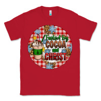 Red christmas fueled by cocoa and christ ornament Classic Tee - Artiststas