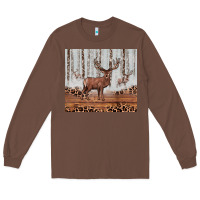 Chestnut reinder Long Sleeve Tee - JahusDesignShop