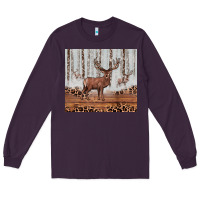 Plum reinder Long Sleeve Tee - JahusDesignShop