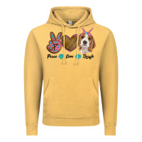 Peace Love Beagle Vintage Hoodie | Teevron