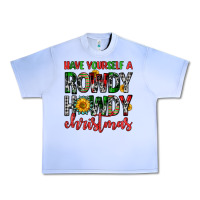 Grape Ice have yourself a rowdy howdy christmas Urban Heavy Tee - FaDigitalArtStudio