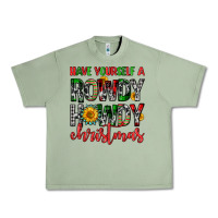 Oil Green have yourself a rowdy howdy christmas Urban Heavy Tee - FaDigitalArtStudio