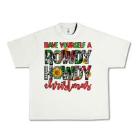 Pistachio have yourself a rowdy howdy christmas Urban Heavy Tee - FaDigitalArtStudio