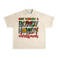 Sandshell have yourself a rowdy howdy christmas Urban Heavy Tee - FaDigitalArtStudio