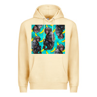 Pina Colada Chimpanzee And Banana Premium Hoodie - LillyAllenDesigns
