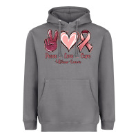 Storm Peace love cure Uterine Cancer Heavyweight Hoodie - NancyCooperArtShop