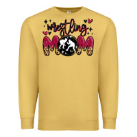 Antique Gold wrestling mom Premium Sweatshirt - MaliasSmallBusiness