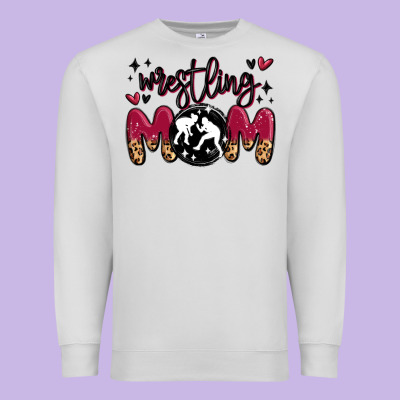Wrestling Mom Premium Sweatshirt Designed By Maliassmallbusiness