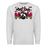 Dove Grey wrestling mom Premium Sweatshirt - MaliasSmallBusiness