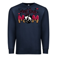 Navy wrestling mom Premium Sweatshirt - MaliasSmallBusiness