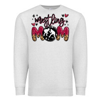 Oatmeal Heather wrestling mom Premium Sweatshirt - MaliasSmallBusiness