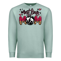 Seafoam wrestling mom Premium Sweatshirt - MaliasSmallBusiness