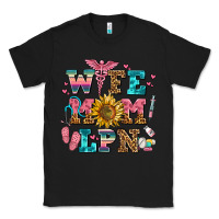 Black wife mom lpn Classic Tee - AdoDesignShop