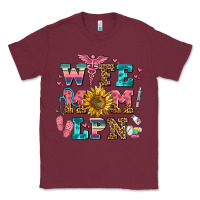 Burgundy wife mom lpn Classic Tee - AdoDesignShop