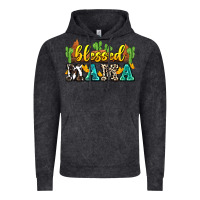 Vintage Black blessed mama Vintage Hoodie - Zillion Design Studio