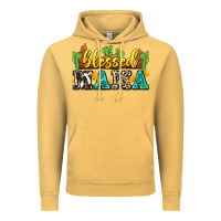 Vintage Mustard blessed mama Vintage Hoodie - Zillion Design Studio