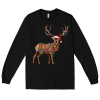 Black reindeer Long Sleeve Tee - JahusDesignShop