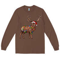 Chestnut reindeer Long Sleeve Tee - JahusDesignShop