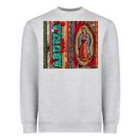 Abuela Serape Leopard Tumbler 3 Heavyweight Sweatshirt | Teevron