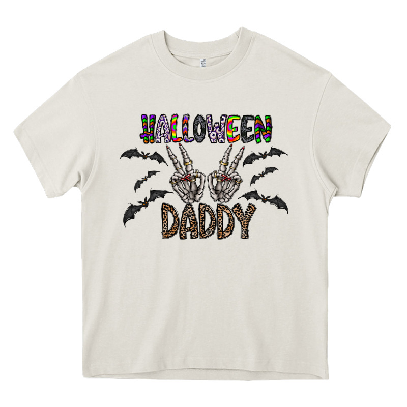 Halloween Daddy Heavy Core Tee by CowhideDigitalArt | Teevron