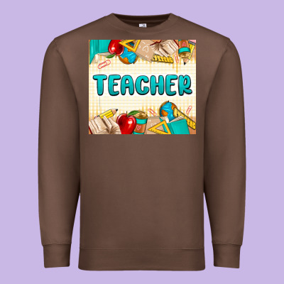Teacher Premium Sweatshirt Designed By Maliassmallbusiness