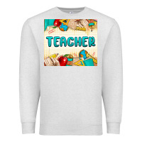 Oatmeal Heather teacher Premium Sweatshirt - MaliasSmallBusiness