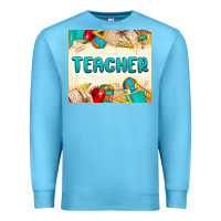 Ocean Blue teacher Premium Sweatshirt - MaliasSmallBusiness