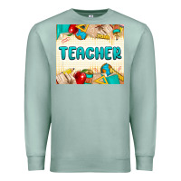 Seafoam teacher Premium Sweatshirt - MaliasSmallBusiness