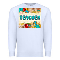 White teacher Premium Sweatshirt - MaliasSmallBusiness