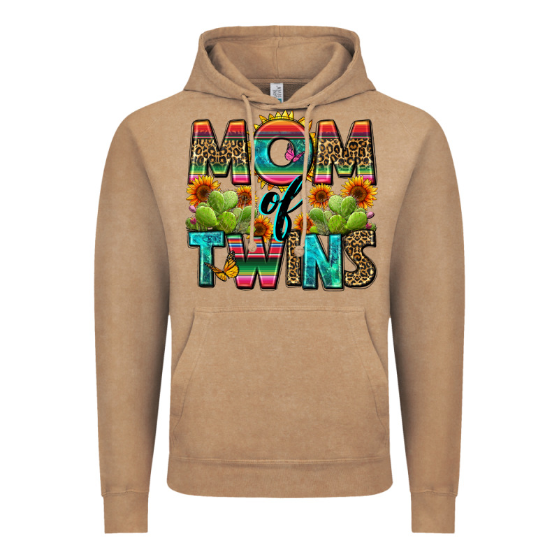 Mom Of Twins Vintage Hoodie by Zillion Design Studio | Teevron