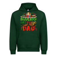 Forest Green Nacho Average Dad with Mustache Urban Hoodie - texasbilliewilder