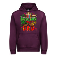 Mauve Wine Nacho Average Dad with Mustache Urban Hoodie - texasbilliewilder