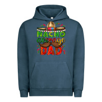 Pigment Midnight Navy Nacho Average Dad with Mustache Urban Hoodie - texasbilliewilder
