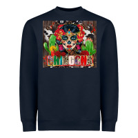 Navy chingona tumbler 3 Heavyweight Sweatshirt - CTS Tumbler Store