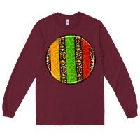 Burgundy juneteenth  coasters Long Sleeve Tee - AdoDesignShop