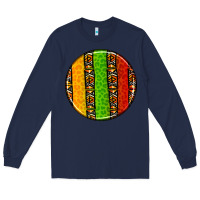 Navy juneteenth  coasters Long Sleeve Tee - AdoDesignShop