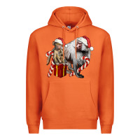 Carrot Christmas Baboon Baby And Mama Premium Hoodie - LillyAllenDesigns